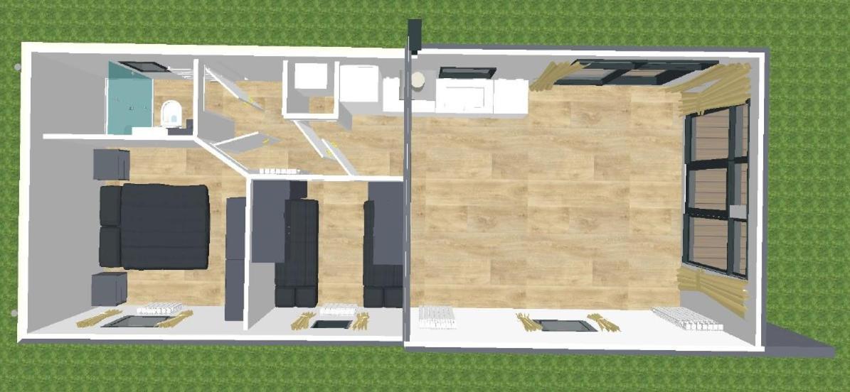 Recreatiepark Jachthaven De Veerstal Lathum - Luxe Chalet 外观 照片